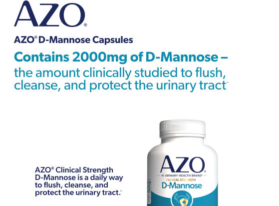 AZO® Clinical Studies Product Portfolio D-Mannose